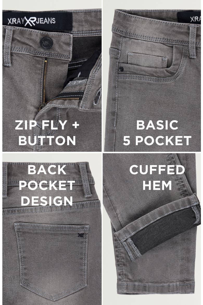 Kids' Super Soft Denim Jeans, Alternate, color, GREY