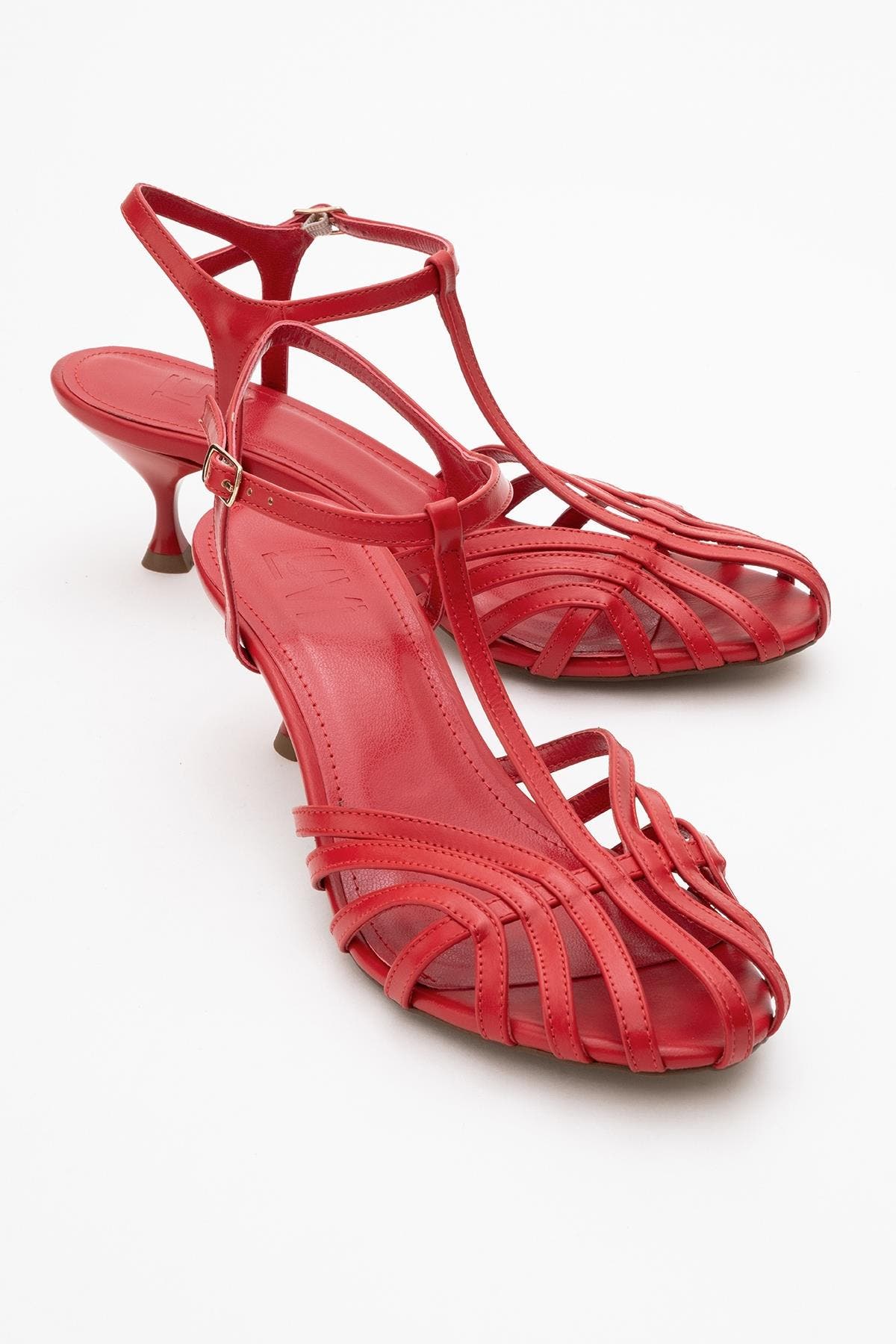 Felip Strappy Sandal, Alternate, color, Red