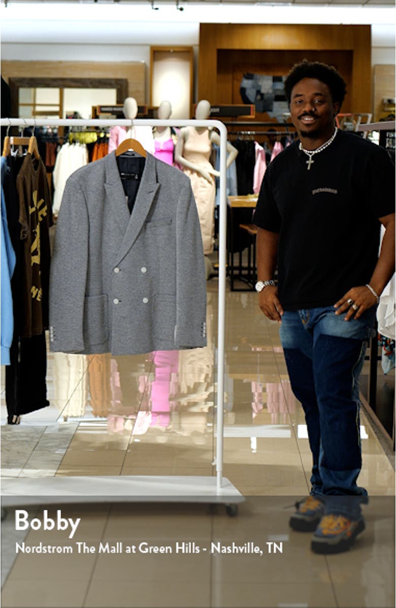 Slim Fit Double Breasted Blazer, sales video thumbnail