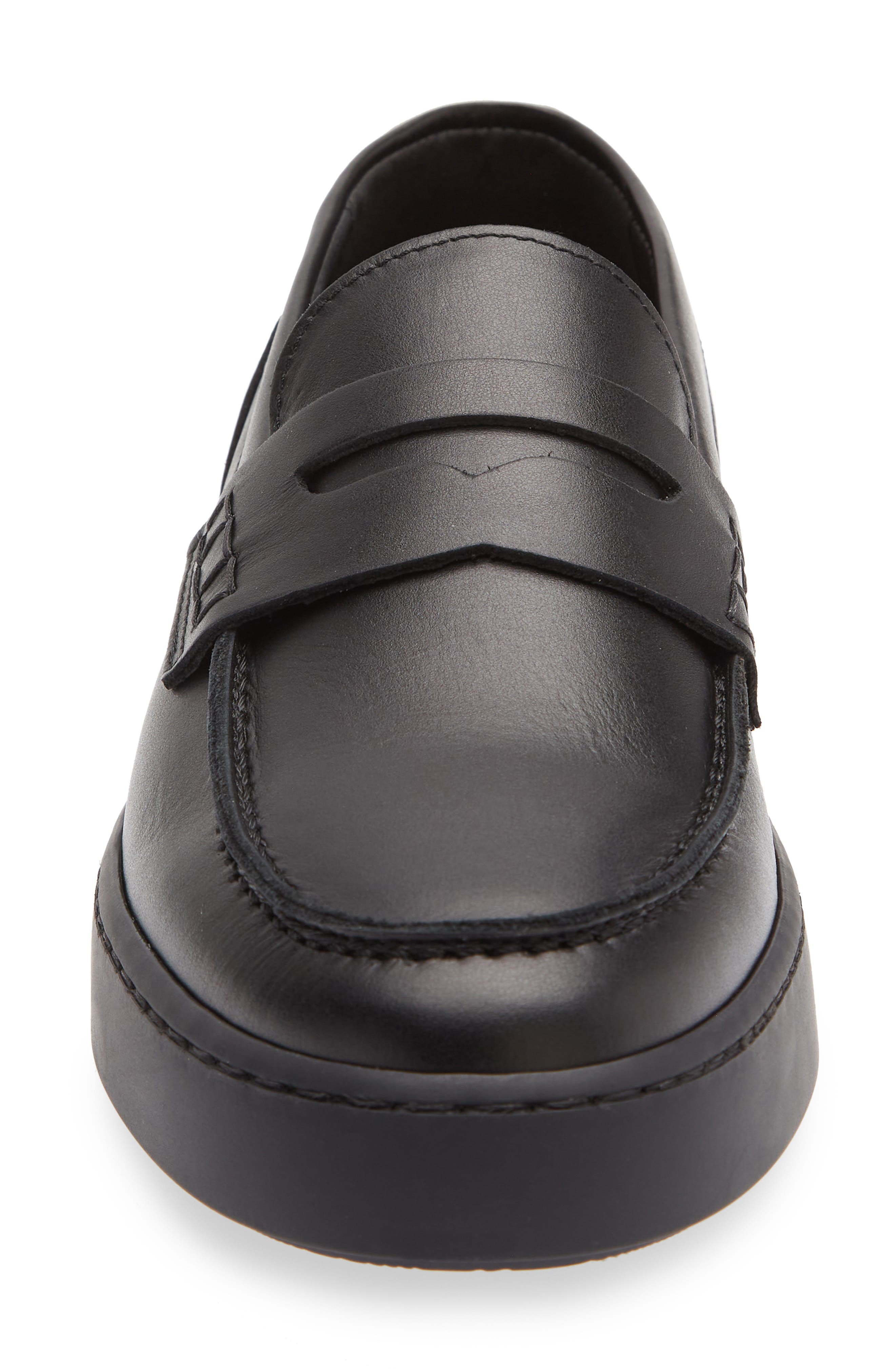 Bruno Magli Magnifico Slip-On Loafer, Alternate, color, Black/ Black