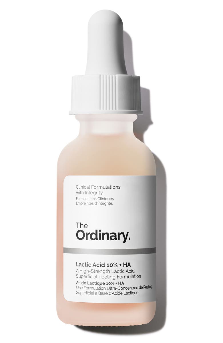 The Ordinary Lactic Acid 10% + HA 2% High-Strength Exfoliating Serum for Uneven Texture, Main, color,