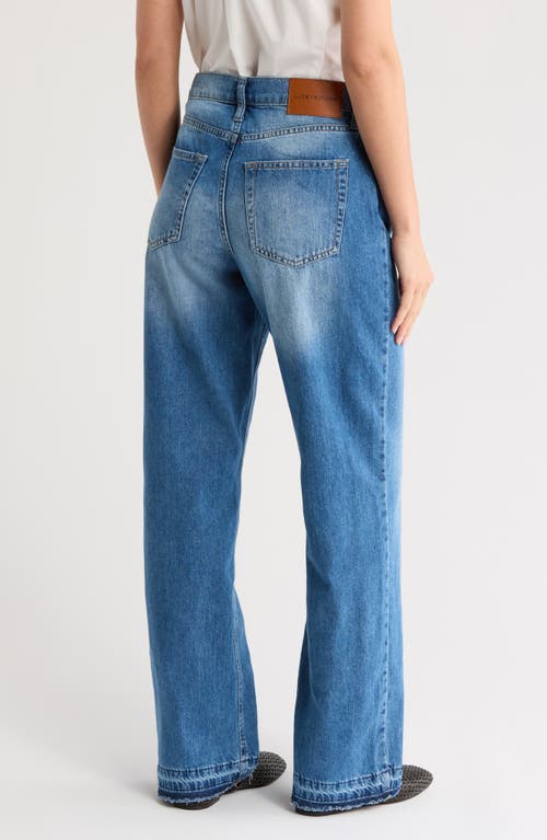 Lucky Brand High Waist Raw Hem Jeans In Enjoy Slow Down - Rlsd