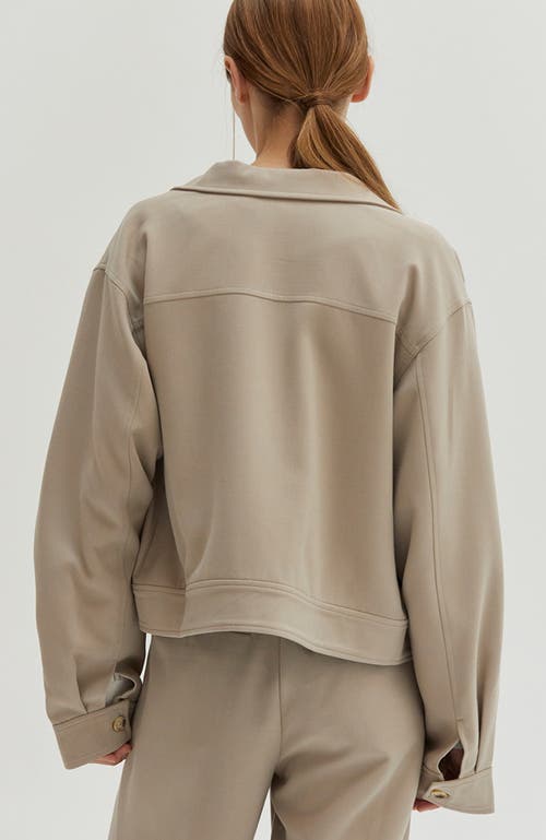 CRESCENT CRESCENT GABARDINE SHIRT JACKET 