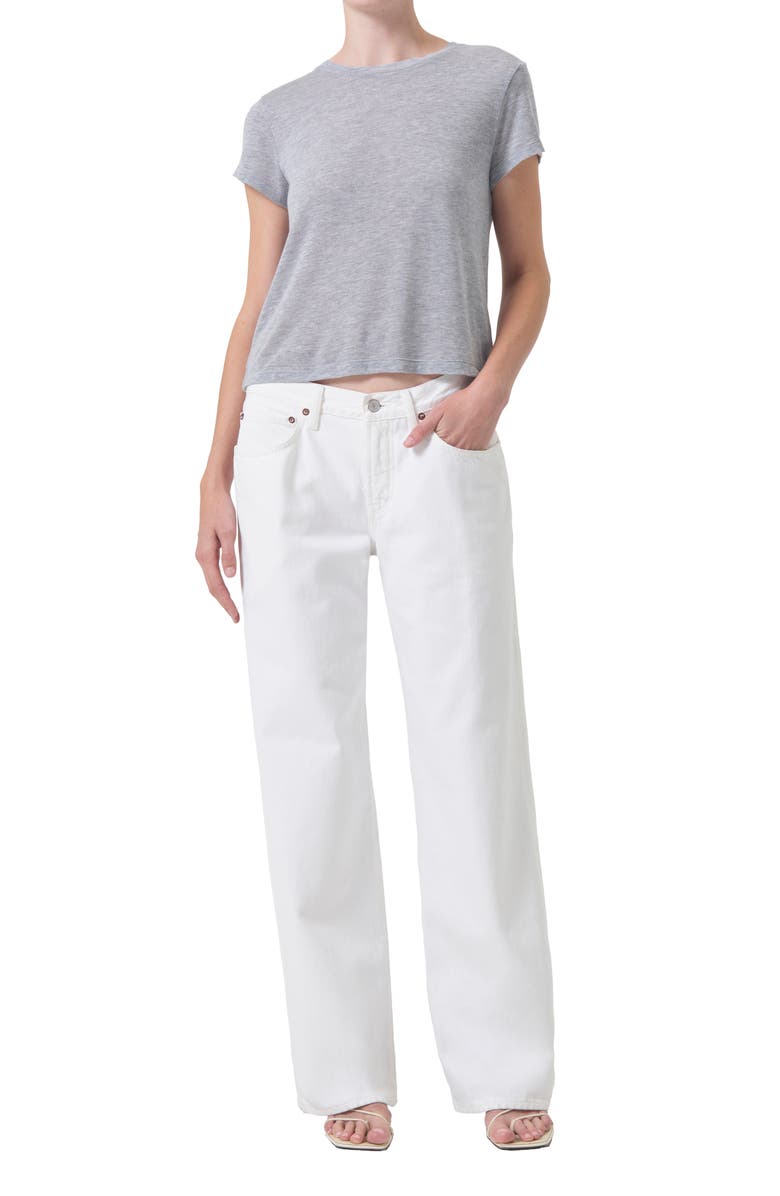 AGOLDE Adine Shrunken T-Shirt, Alternate, color, 