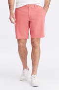 Robert Graham Brightside Flat Front Stretch Cotton Chino Shorts