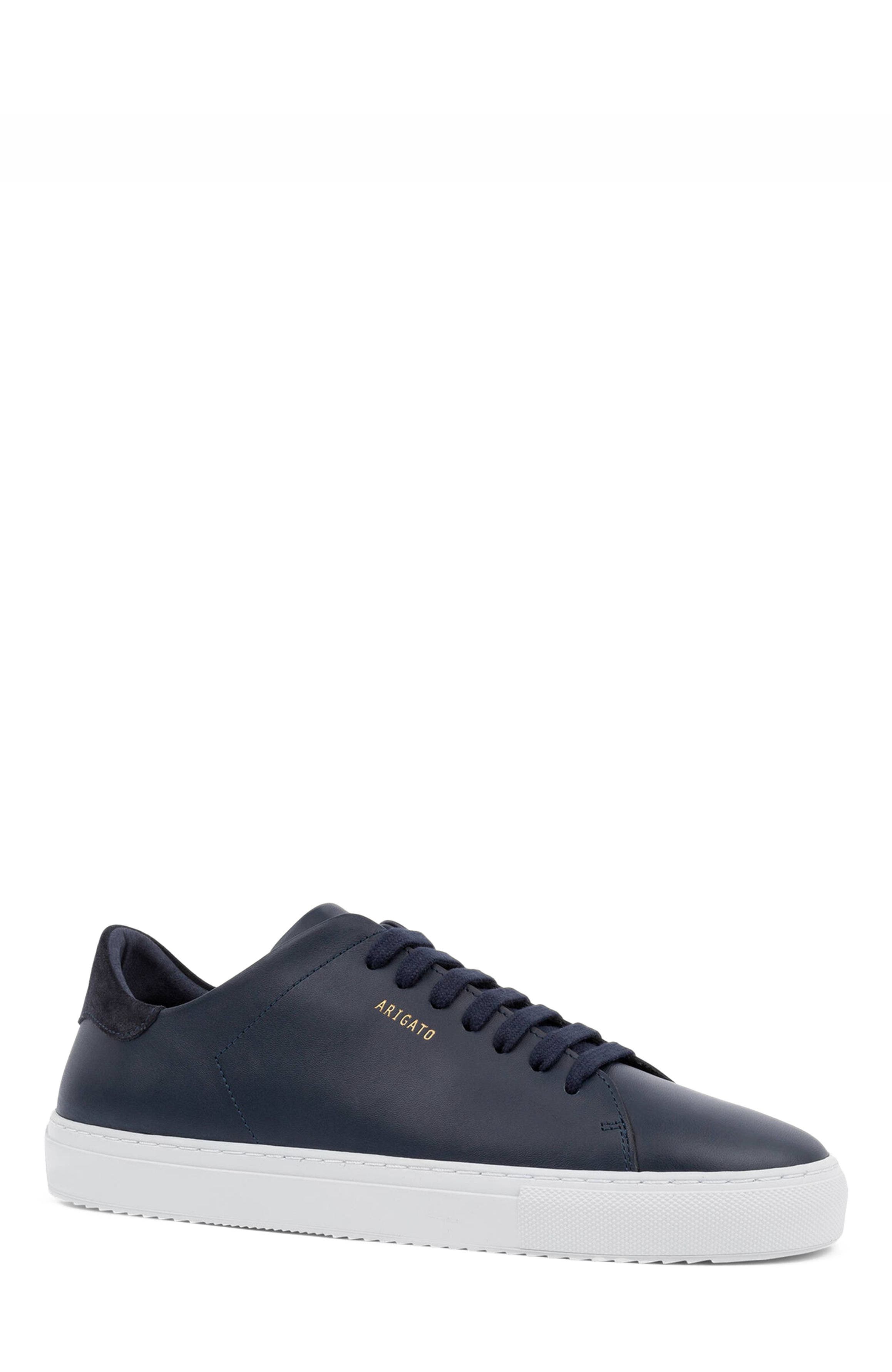 Axel Arigato Clean 90 Leather Sneaker - Men's, Alternate, color, Dark Blue