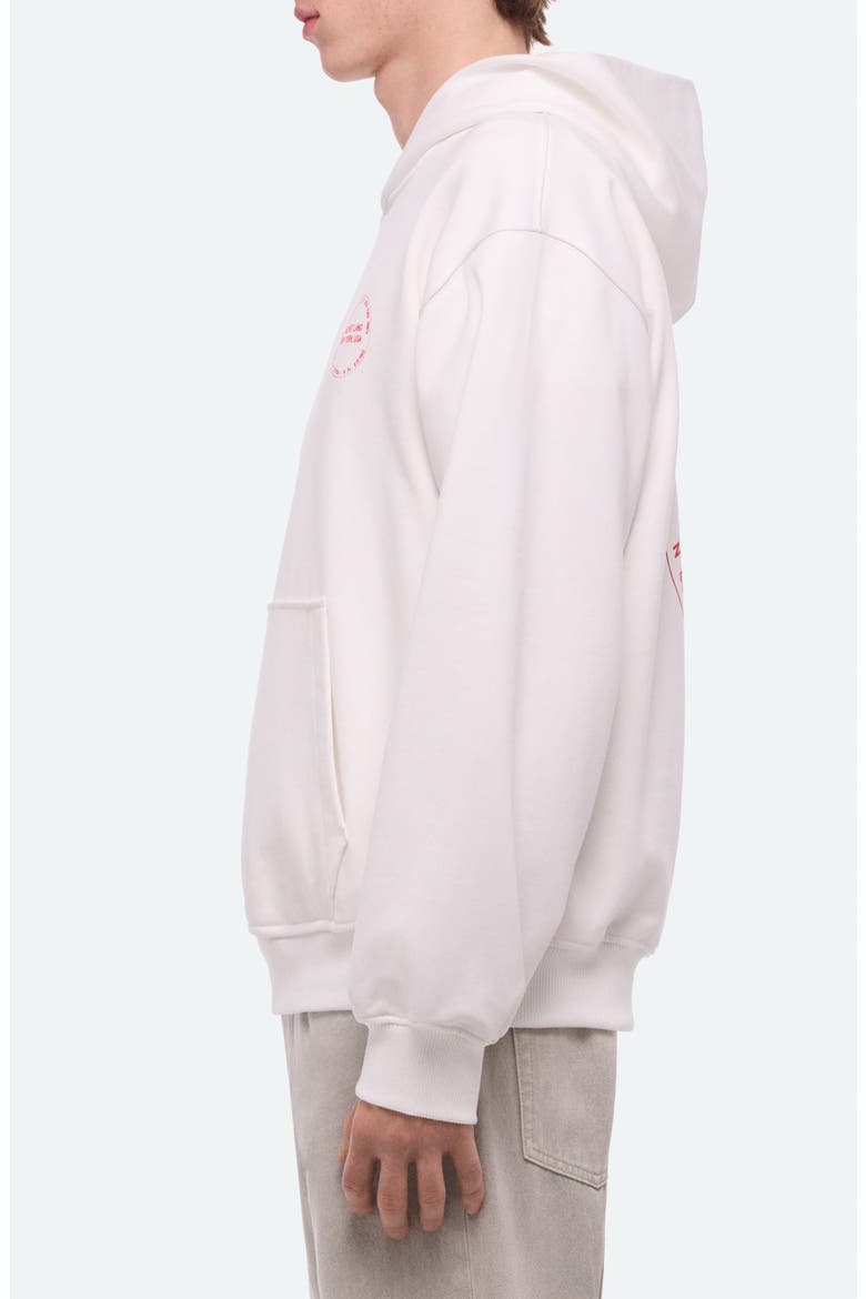 Stamp Cotton French Terry Pullover Hoodie, Alternate, color, OPTIC WHITE