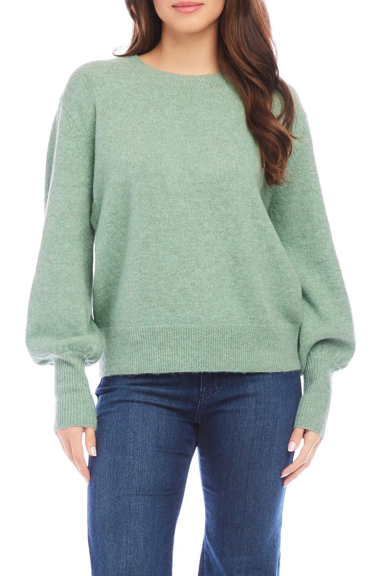 Bishop Sleeve Sweater, Main, color, SAGE