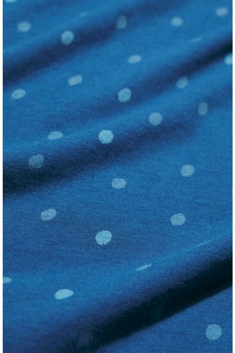 Pier View Organic Cotton Blend Jersey Midi Dress, Alternate, color, LITTLE SPONGE SPOT D