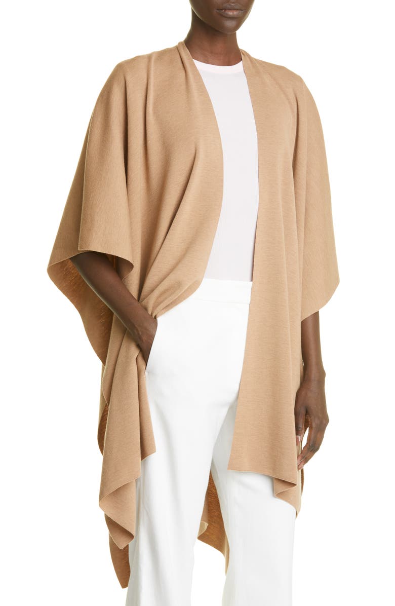 St. John Collection Wool Wrap Cardigan, Alternate, color,