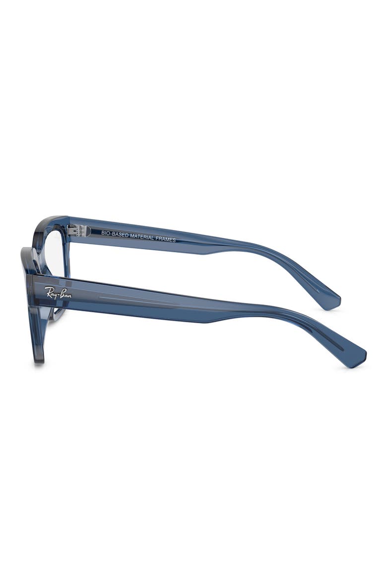 Chad 54mm Rectangular Optical Glasses, Alternate, color, DARK BLUE
