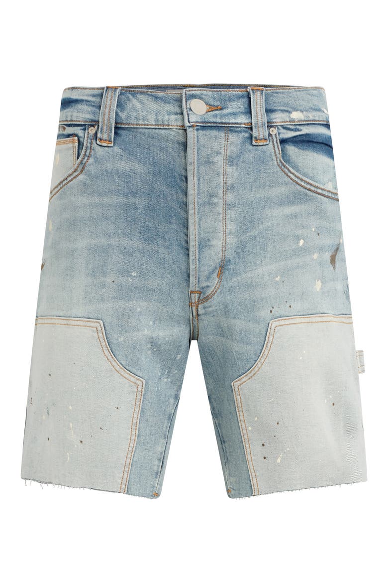 Carpenter Denim Shorts, Alternate, color, SIDE STREET