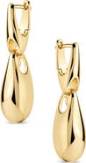Sterling Forever Molten Drop Earrings