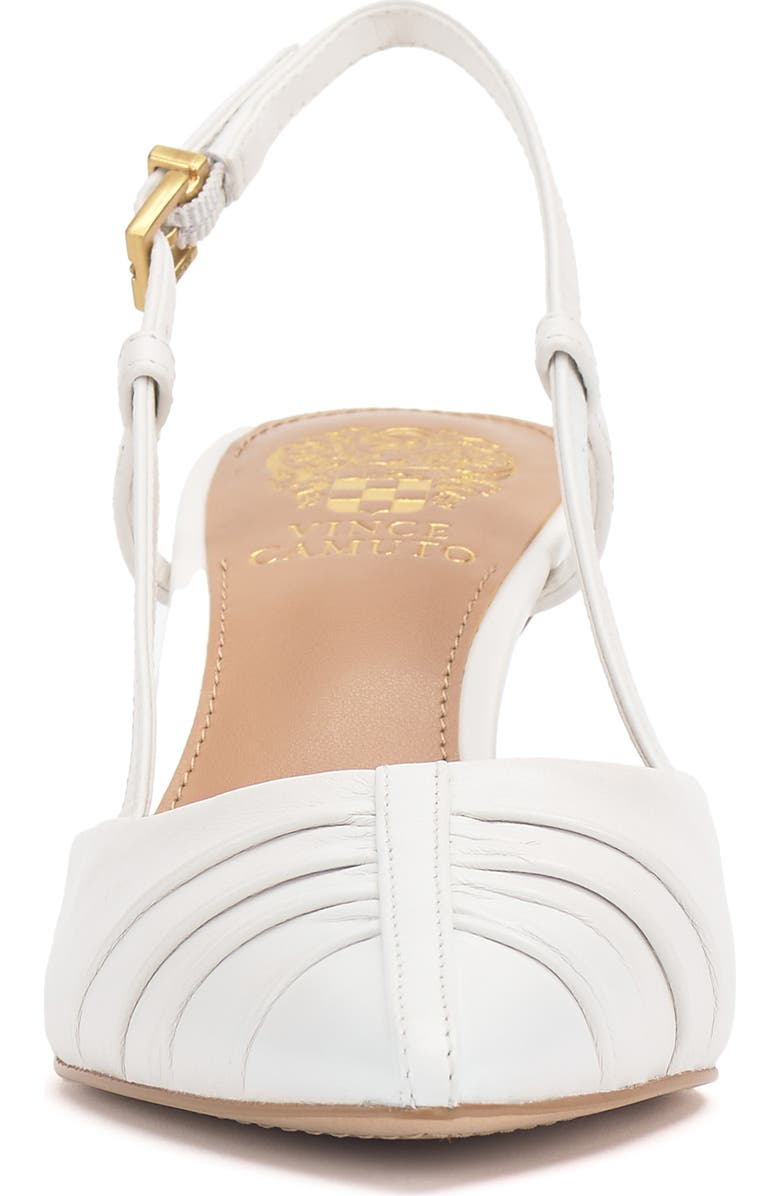 Vince Camuto Kelten Slingback Pointed Toe Pump, Alternate, color, Bianco