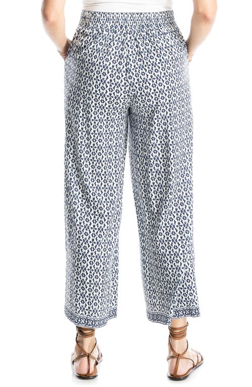 MAX STUDIO MAX STUDIO WIDE LEG PULL-ON CROP PANTS