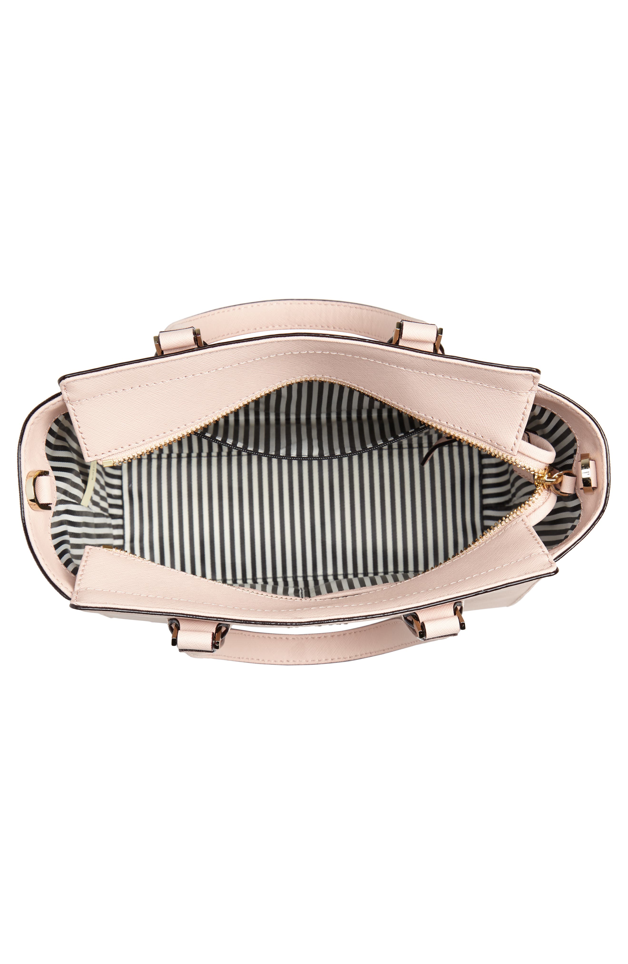 Kate Spade New York cameron street - small hayden leather satchel, Alternate, color, 