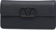 Valentino Garavani VLOGO Signature Leather Wallet on a Chain