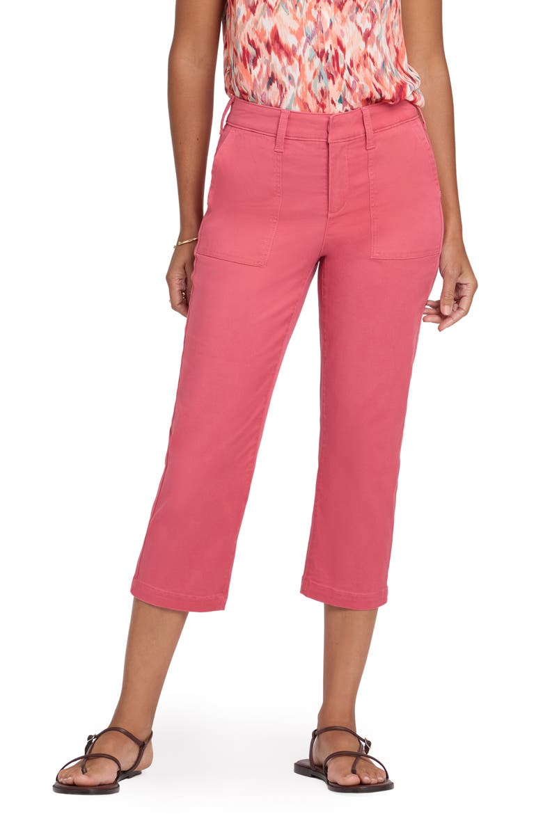 Utility High Waist Crop Pants, Main, color, CHRYSANTHEMUM