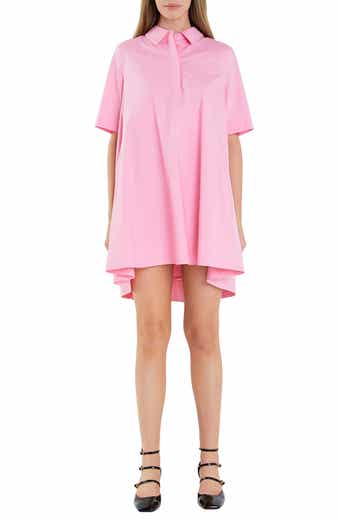 Trapeze Cotton Shirtdress