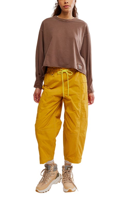 Free People In The Wild Hiking Pants In Gold