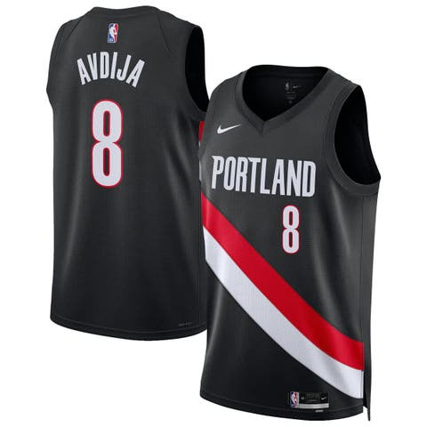 Unisex Nike Deni Avdija Black Portland Trail Blazers Swingman Jersey - Icon Edition