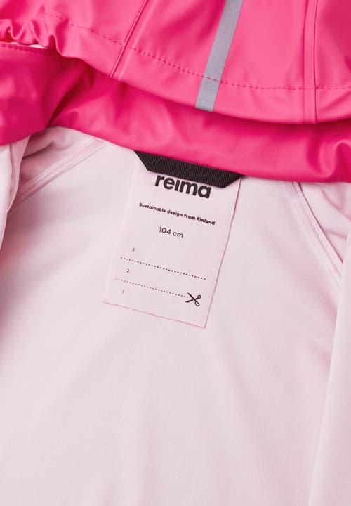 Reima Lampi Raincoat In Candy Pink
