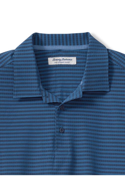 Tommy Bahama Bahama Coast Fades Away Stripe Islandzone® Polo In Blue