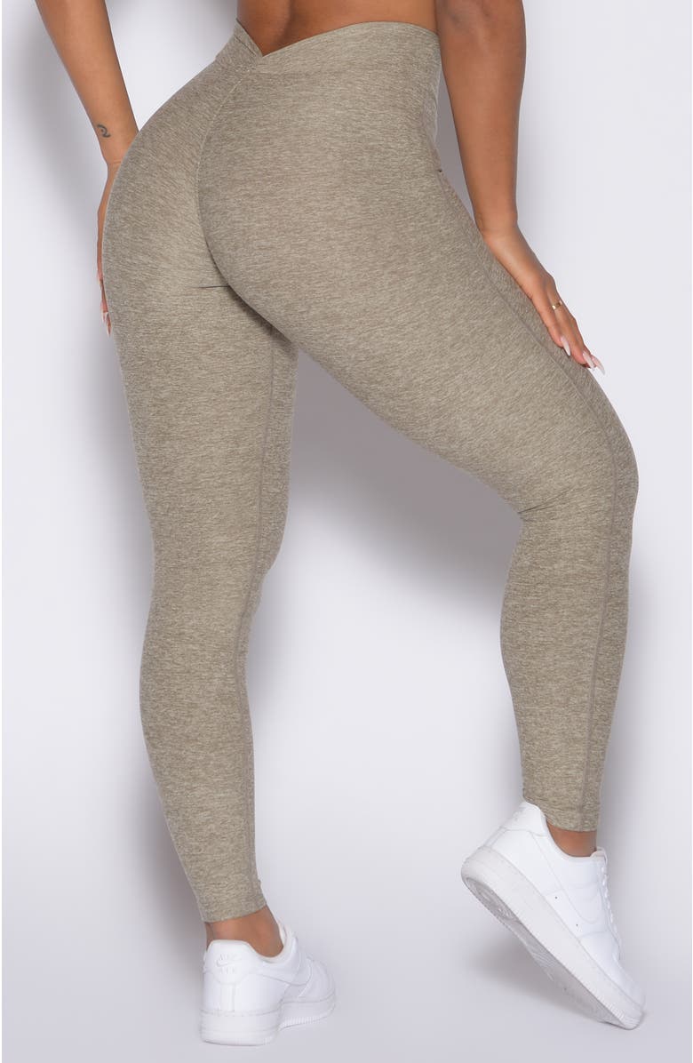 Bombshell Sportswear V Butt Lift Leggings, Alternate, color, Toasted Sugar
