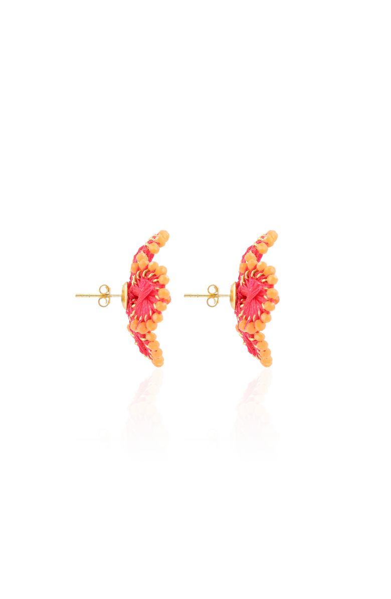 LOTT.gioielli CE SI Flower Earring S - Fuchsia/Orange, Alternate, color, Fushia/Orange