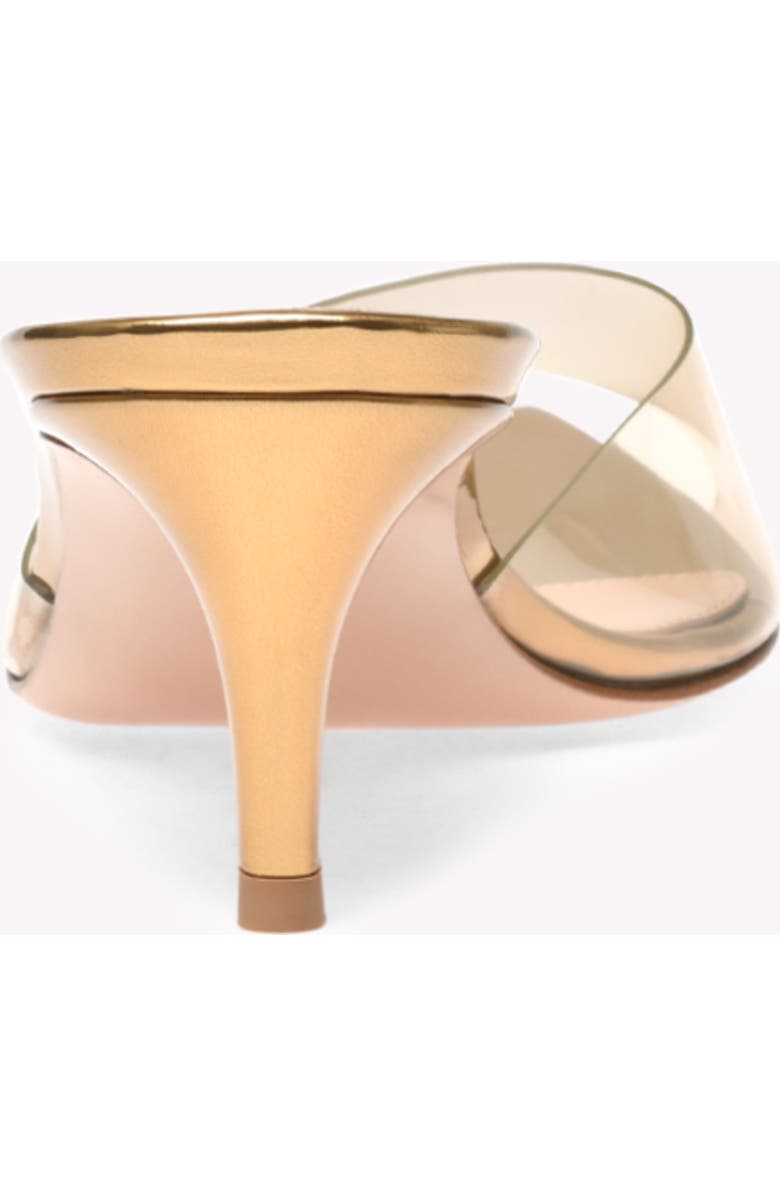 Gianvito Rossi Elle 55 Mules, Alternate, color, Metallic Gold Plastic