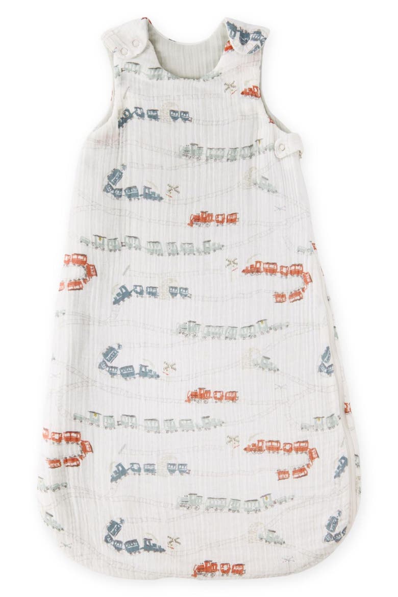1.0 TOG Organic Cotton Sleep Bag, Main, color, LOCOMOTIVE