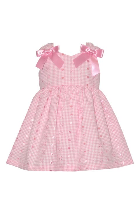 Eyelet Bow Shoulder Dress (Baby)