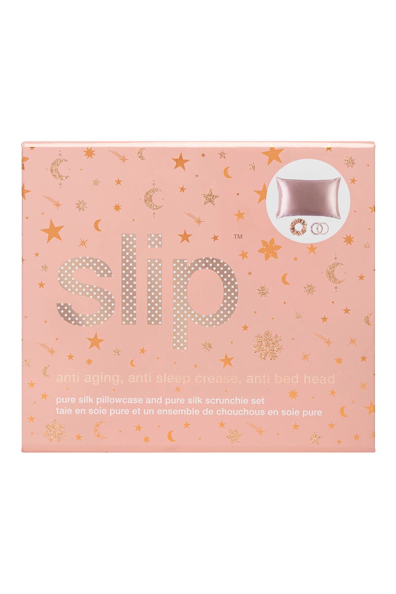 Pillowcase & Scrunchie Set (Nordstrom Exclusive) USD $115 Value, Alternate, color, PINK