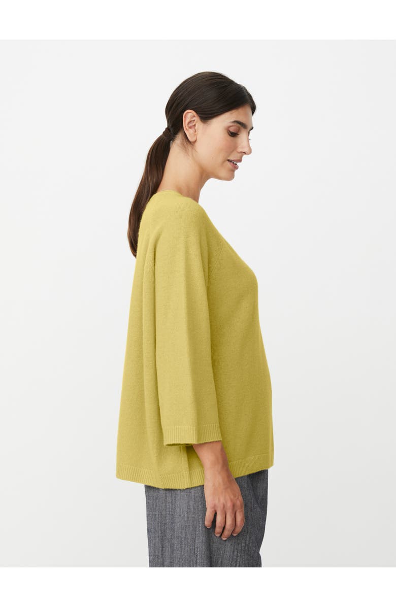 Masai Copenhagen Fabizia Round Neck Knitted Blouse, Alternate, color, Muted Lime