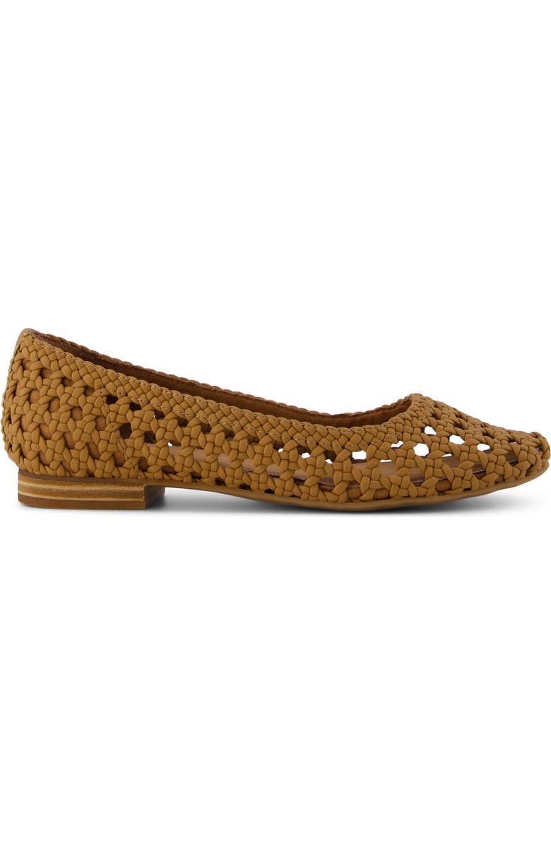 TOMS Briella Flat, Alternate, color, Brown