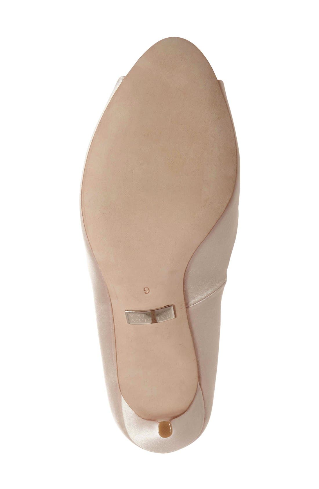 Badgley Mischka Collection Badgley Mischka 'Accent' Peep Toe Pump, Alternate, color, 