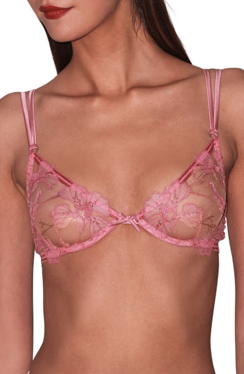 Harper Embroidered Underwire Demi Bra