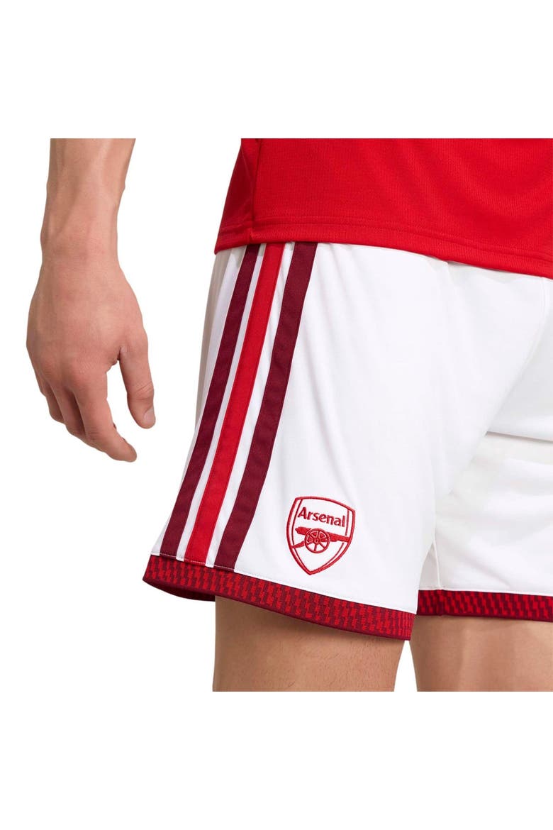Men's adidas  White Arsenal 2026/27 Home Replica Shorts, Alternate, color, White