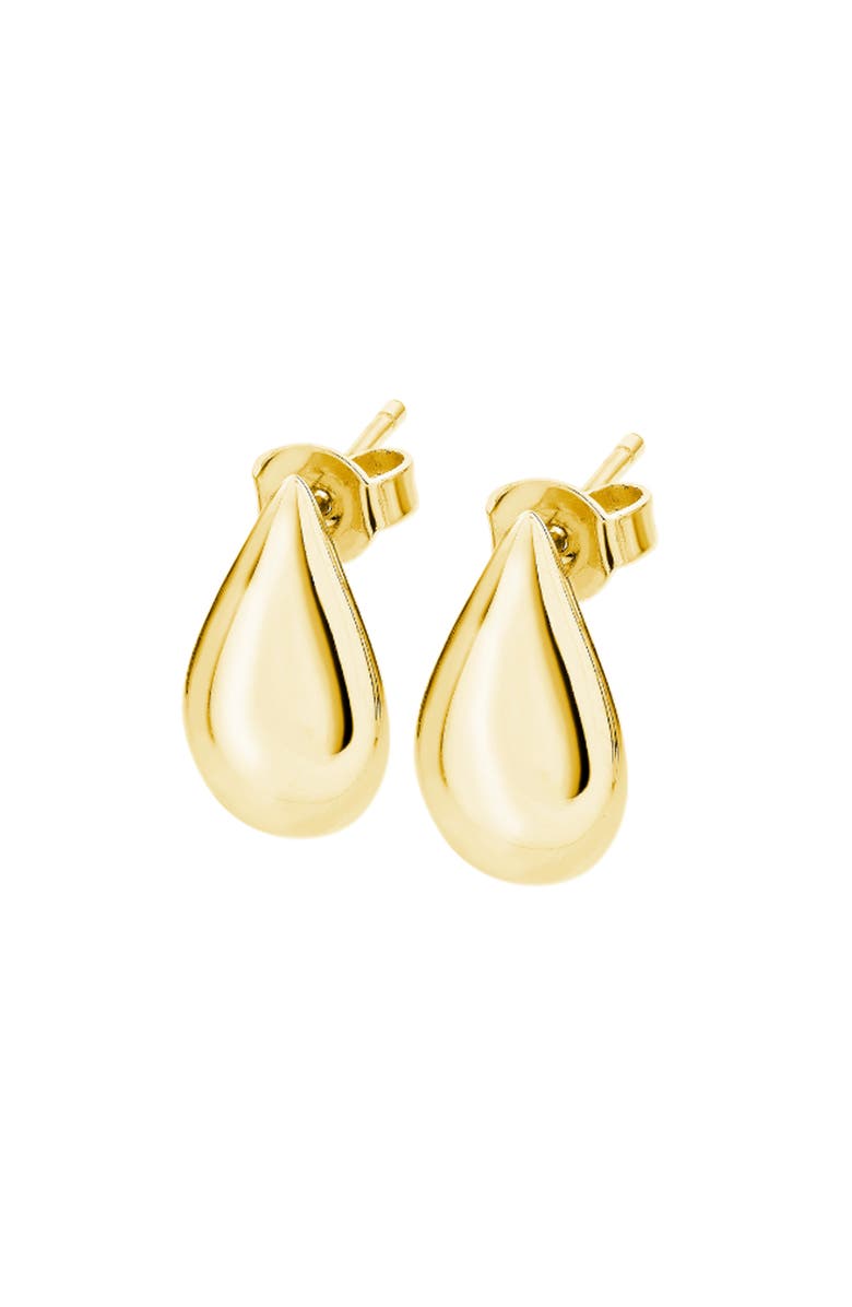 Lucy Quartermaine Large Tear Drop Studs, Main, color, Gold Vermeil