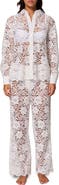 Simone Perele Louison Sheer Lace Button-Up Shirt
