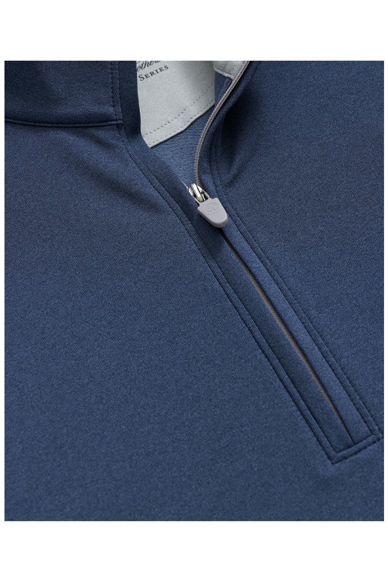Half Zip Pullover, Alternate, color, NAVY HEATHER