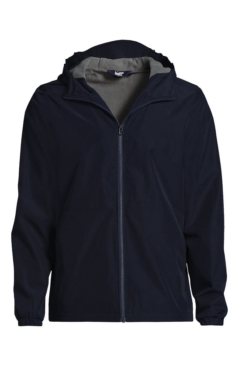 Lands' End School Uniform Rain Jacket, Alternate, color, Classic Navy