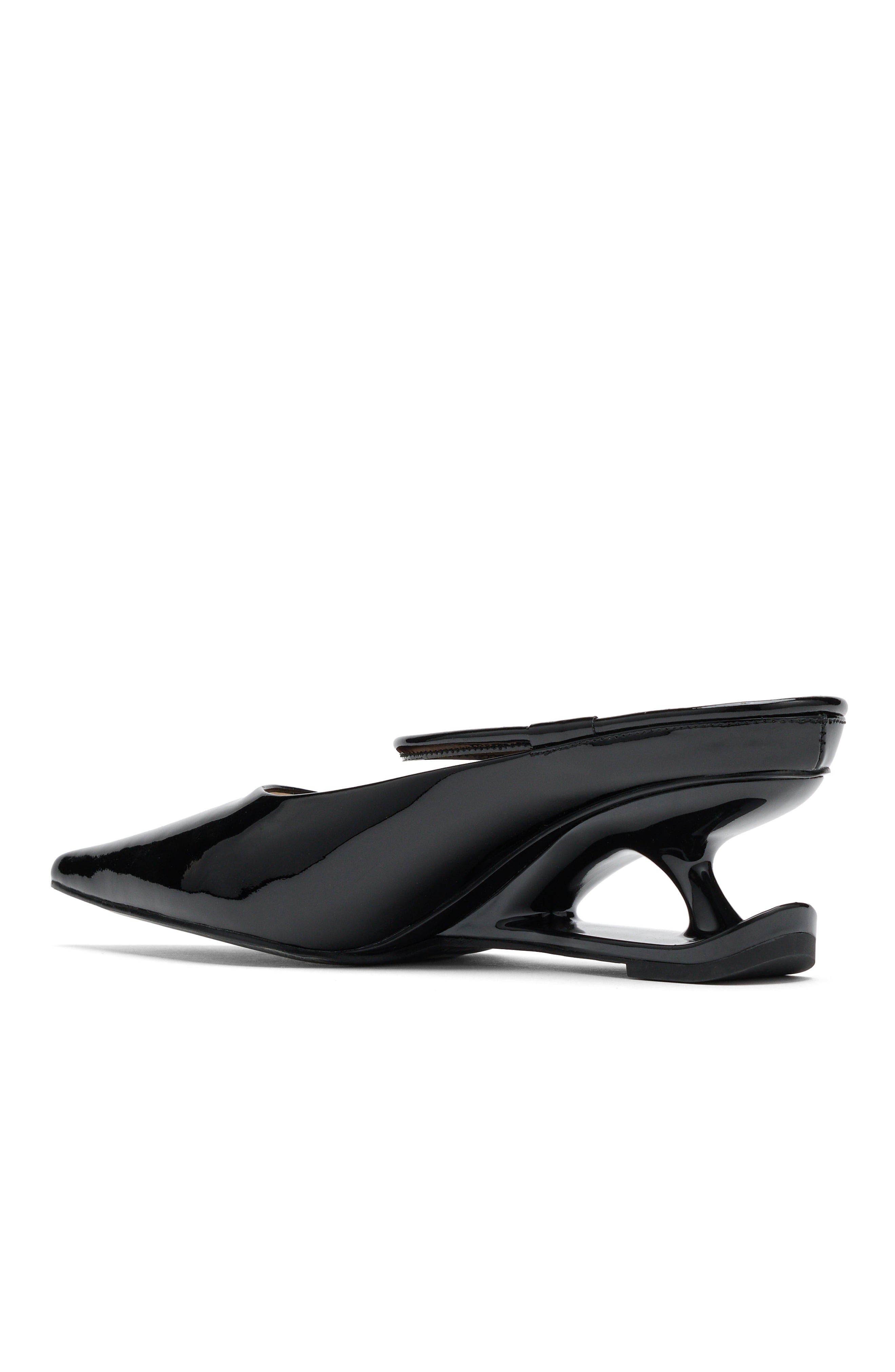 MARC NOLAN Sophia Leather Strap Pumps, Alternate, color, Black Patent