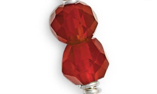 Nashelle Semiprecious Stone Station Chain Necklace In Silver