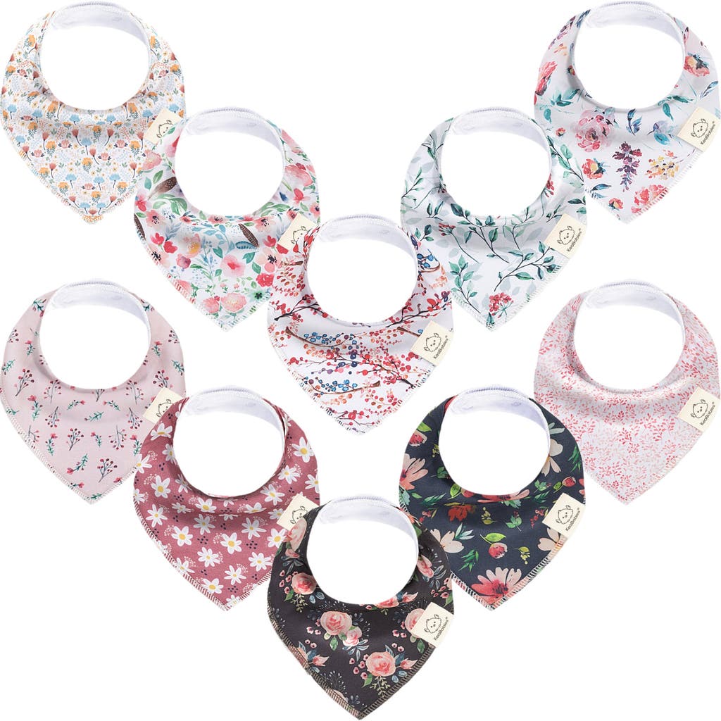 KeaBabies 10-Pack Organic Bandana Bibs in Tea Party  product
