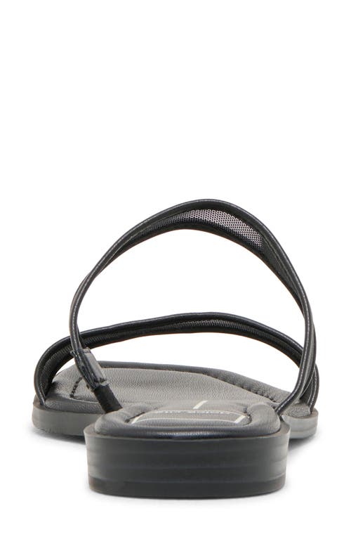 Dolce Vita Ivian Slide Sandal In Black Mesh