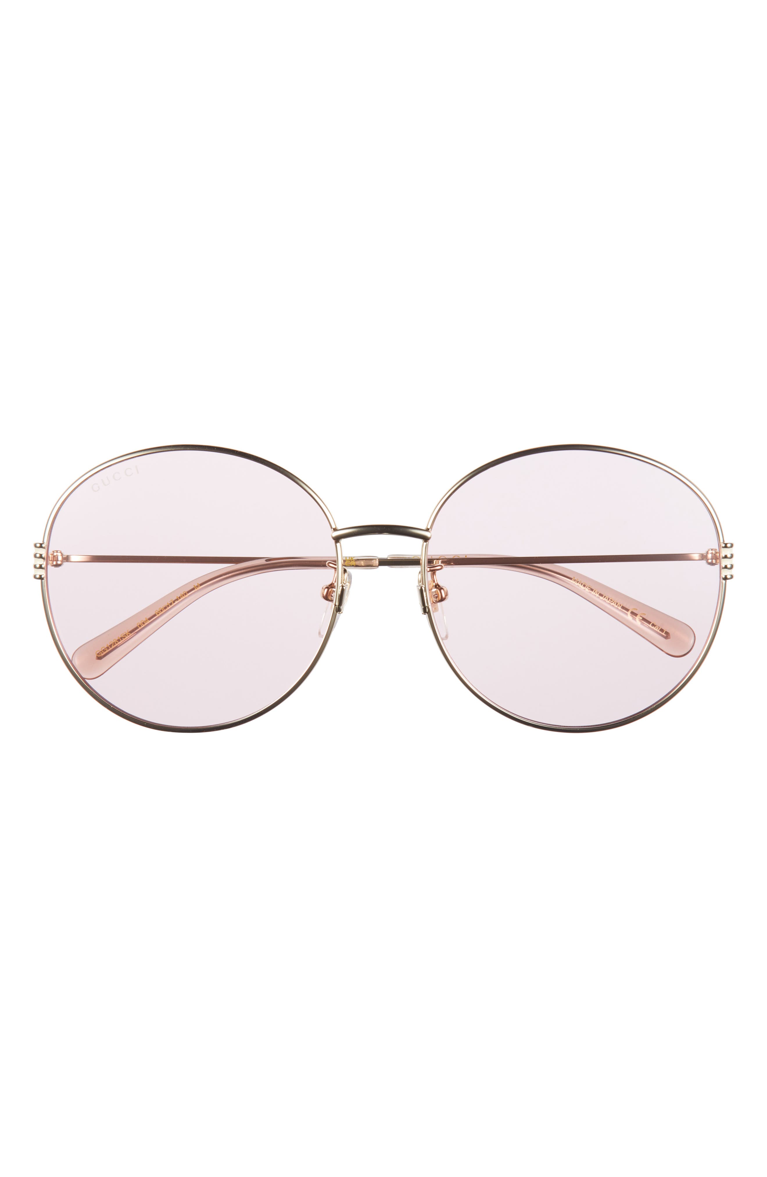 Gucci 60mm Round Sunglasses