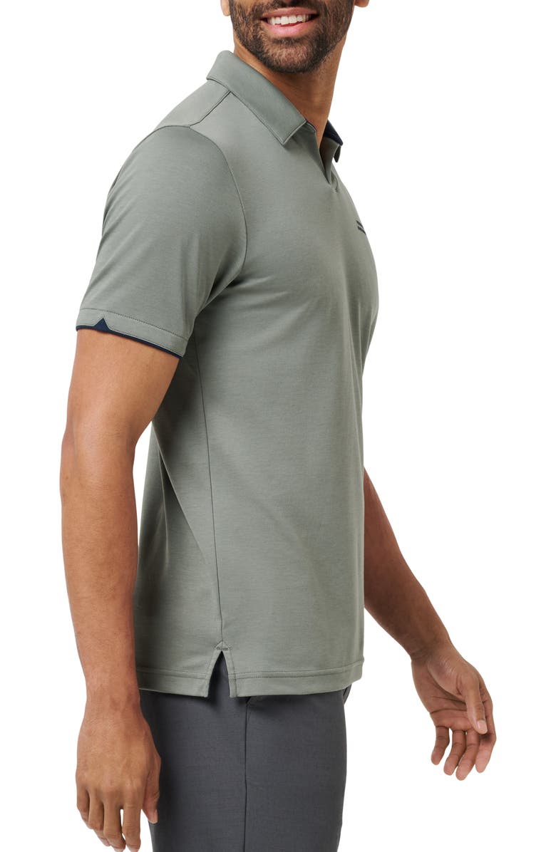 TravisMathew Half Set Polo, Alternate, color, Dark Olive