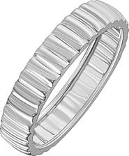 Bony Levy 14K Gold Fluted Stackable Band Ring