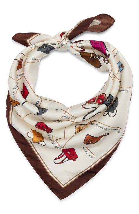 Originals Catalog Print Silk Scarf